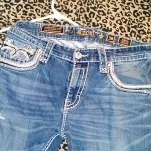 Men's size 36 rock revival straight leg jeans